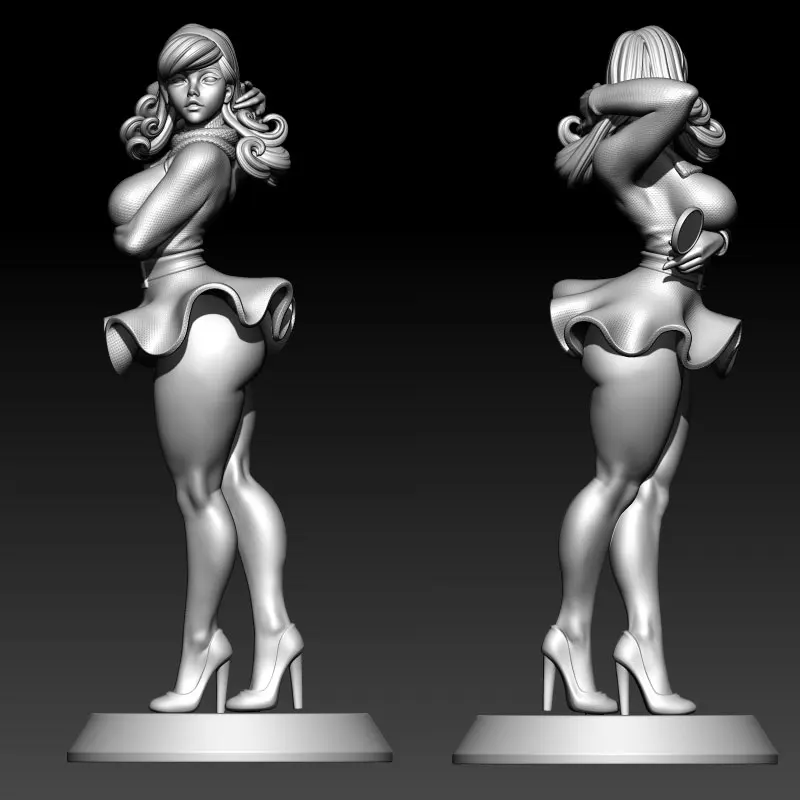 1/24  1/18  Resin Model Kit Dance Lovely Girl Figure Sculpture Unpainted No Color RW-1411