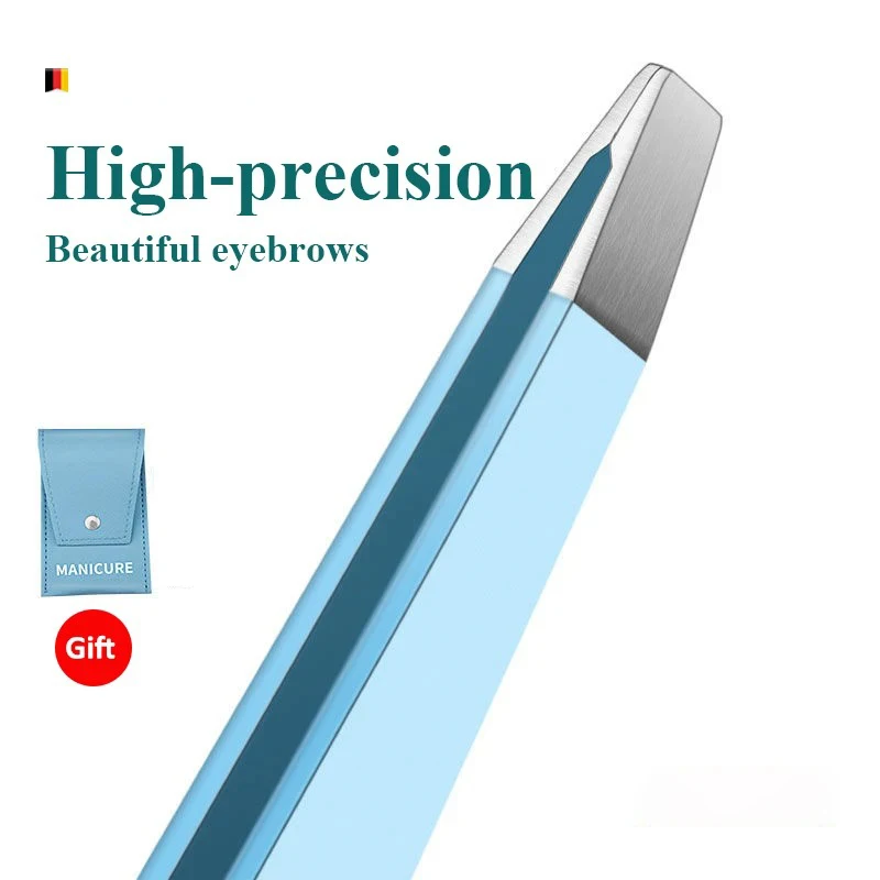 EyebloggTweezer-Pince à épiler colorée, beauté des cheveux, extracteur de poils fins, pinces à sourcils inclinées en acier inoxydable, retrait de maquillage, haute qualité, 2 pièces, 4 pièces