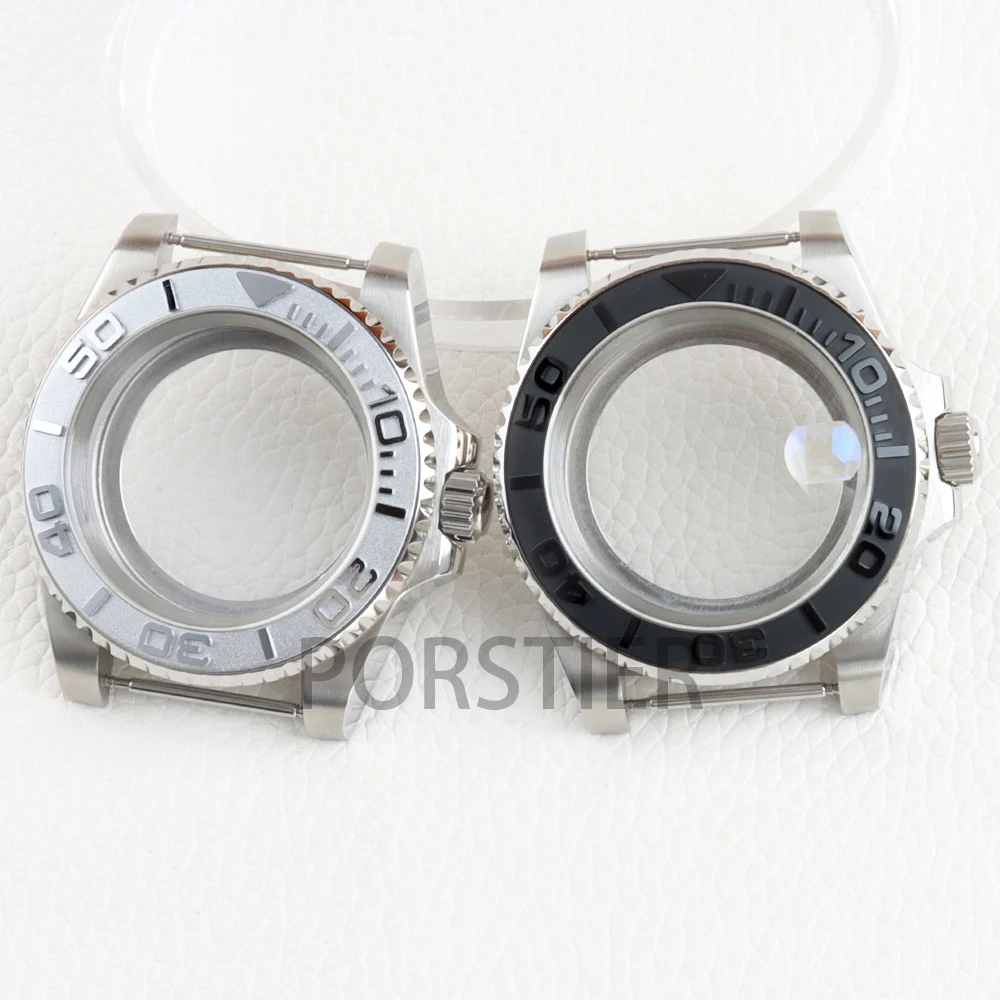

NH35 40mm Watch Case Solid 316L Stainless Steel Sapphire Glass for Yacht-Master NH34 NH35 NH36 NH38 Movement 100m Waterproof