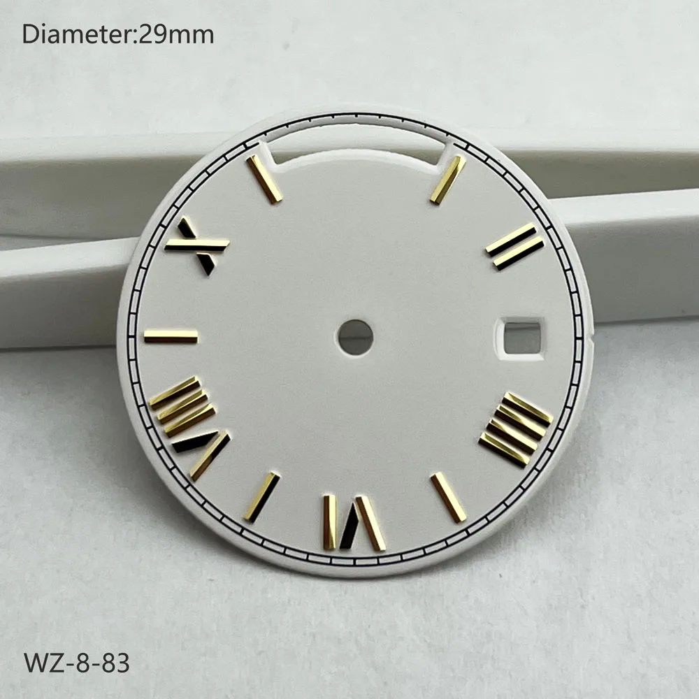 29mm Miyota 8285 dial Roman scale day_date dial suitable for Miyota 8285 automatic movement m228235-0053 m228348rbr-0043 dial