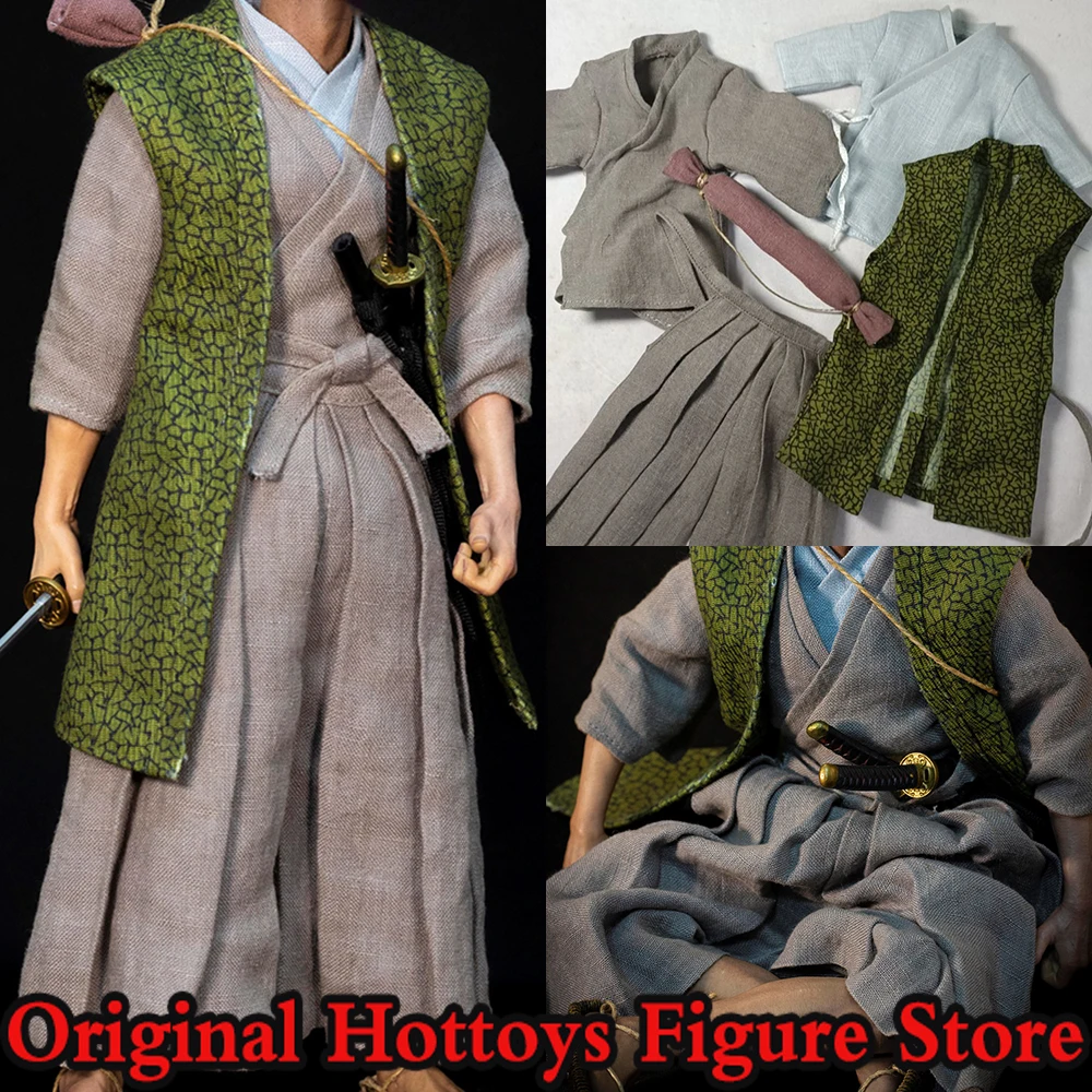 ZGYKTOYS JK-005 1/6 Scale Men Soldier Clothes Set Japanese Swordsman Samurai Uniform Fit 12-inches Action Figure Model Doll