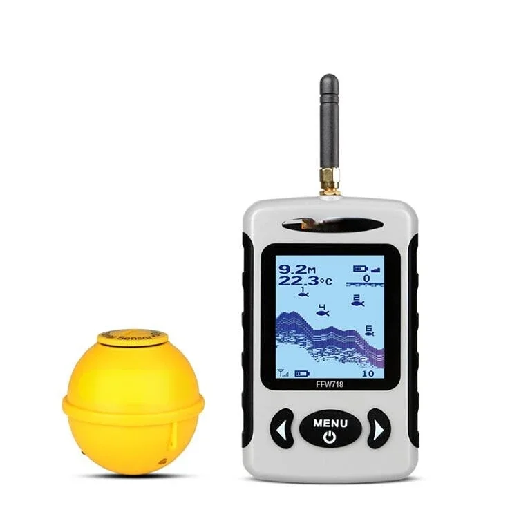 Sonar Fish Finder Detector Visual HD Dot Matrix Wireless Fish Swarm Detector Fish Finder Fishing