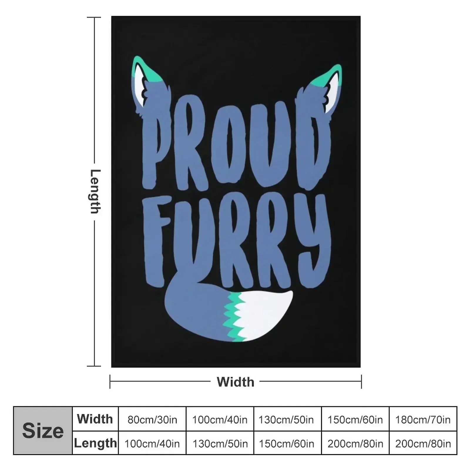 Proud Furry Throw Blanket Personalized Gift Decorative Beds for babies Blankets