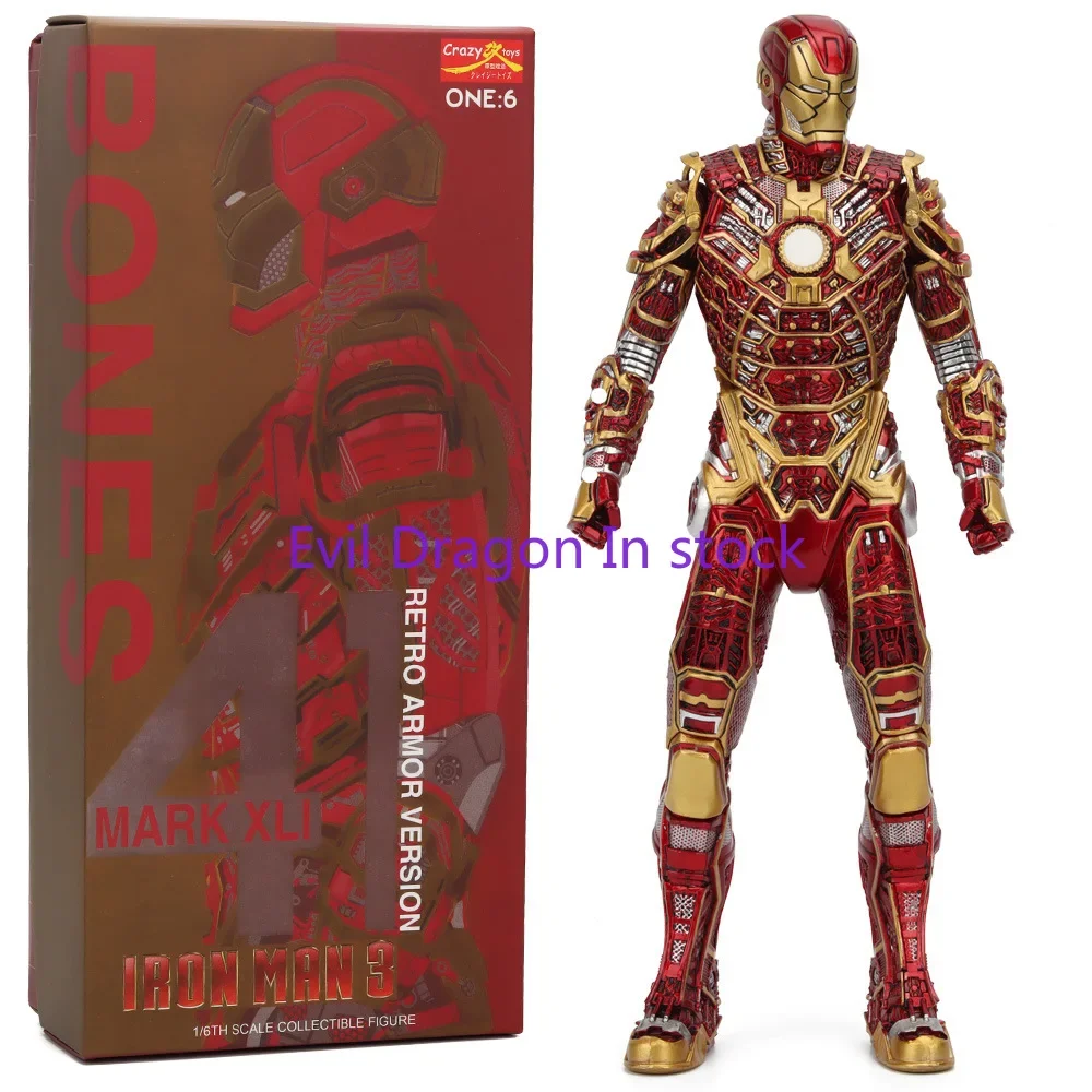 30 cm Marvel The Avengers 1/6 Iron Man Mk46 Scarlet Spiderman Anime Figuren Pvc Model Ornamenten Collectible Speelgoed Festival Geschenken