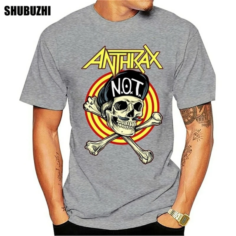 Men\'s and Women\'s Rock Metal Anthrax Music Band Fashion 3D Printed T-shirt Summer Quick Drying Short Sleeve Men\'s Casual shirt