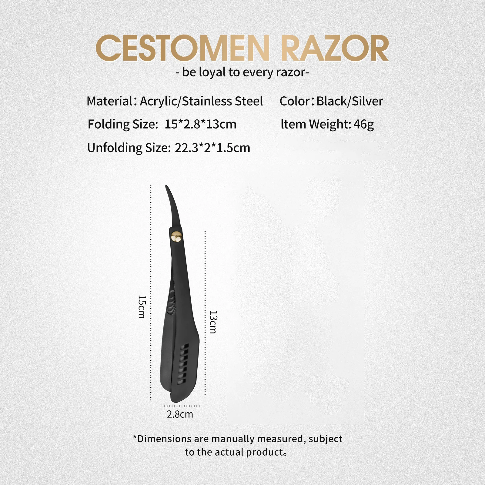 New Type Barber Folding Shaving Razor Stainless Steel Manual Hair Removal Shaver Razors Acrylic Men Beard Shaving Knife Holder