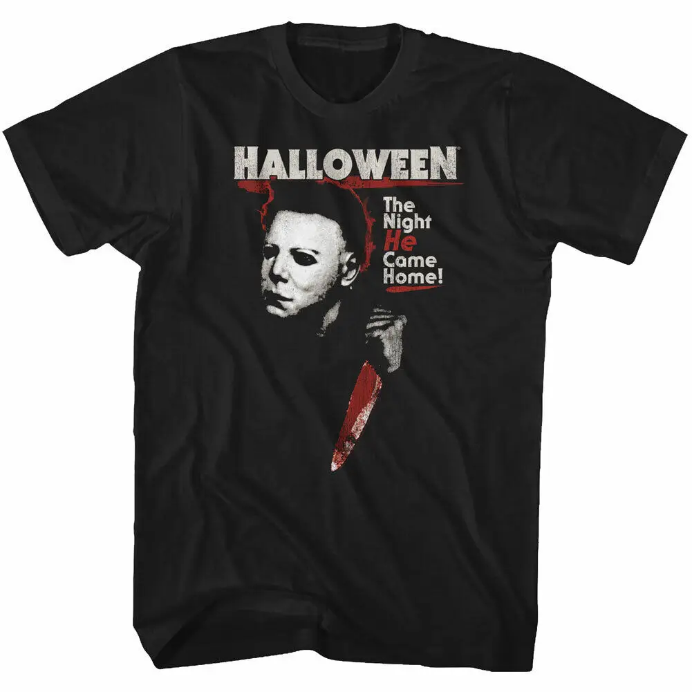 Halloween Horror Movie Michael Meyers Bloody Knife You're Next Men's T Shirt