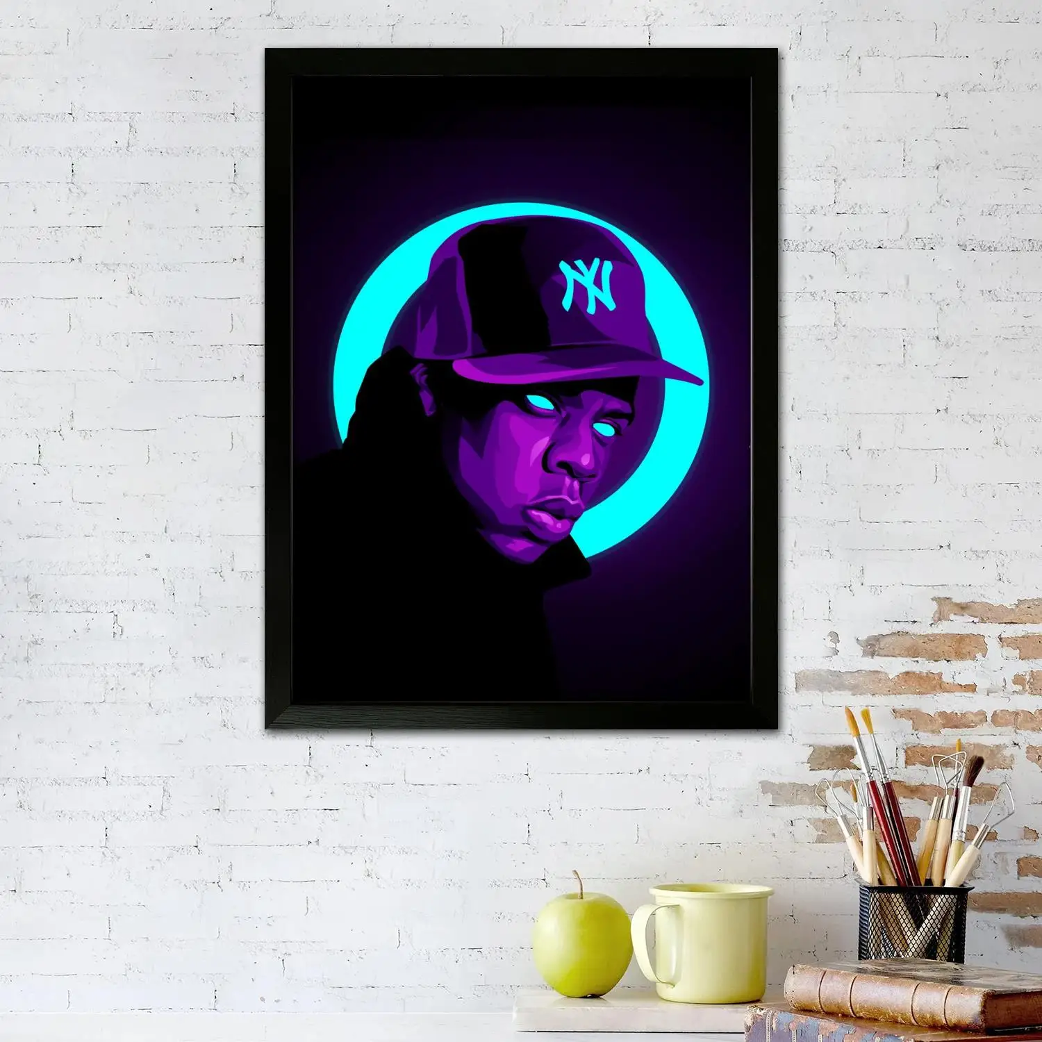 jay z Canvas Art Poster, Wall Art Picture Print, Modern Family Bedroom Decor Posters,Decorative painting