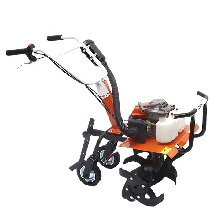 Small Rotary Tiller Agricultural Micro-Tiller Gasoline Multi-Functional Micro-tiller