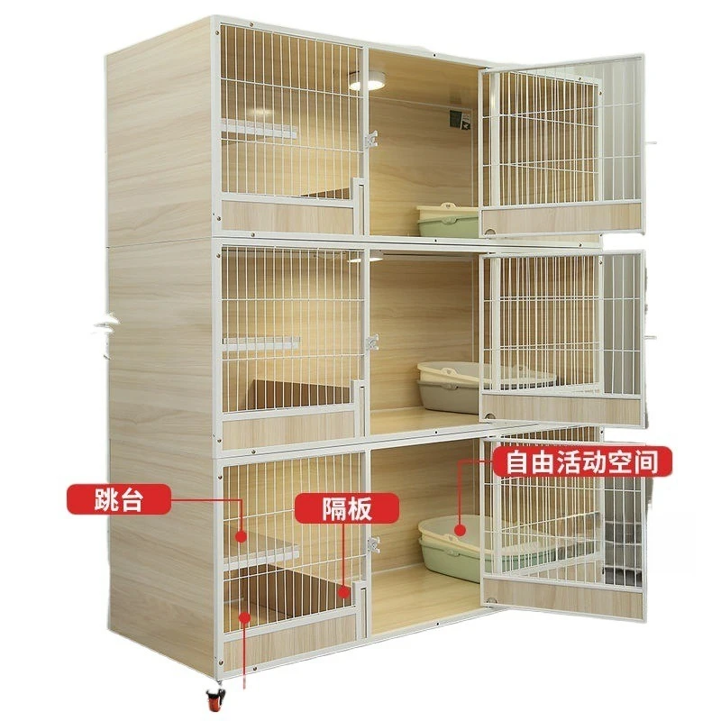 Household clearance cat cage oversized space three-layer cage special breeding cage indoor cat cabinet