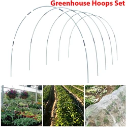 Greenhouse Hoops Set Gardening Folding Fiber Rod Set Greenhouse Seedling Arch Shed Bracket Garden Plant Hoop Grow Tunnel Support