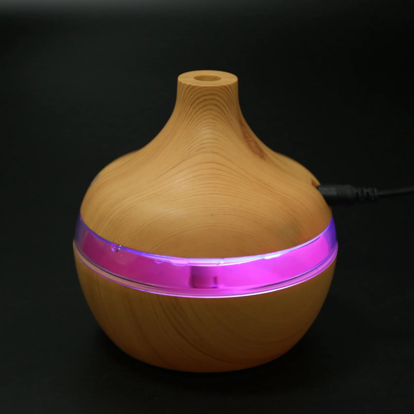 Humidificateur d'aromathérapie USB Wood Mars, gouttelettes d'eau, purification de l'air, diffuseur d'huiles essentielles et d'arômes, grain de maison créatif