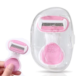 Mini Armpit Leg Face Hair Woman Trimmer Shaver Manual Shaving Women's Razor Trimmers 4/5 Layer Blades Razor For Female Bikini