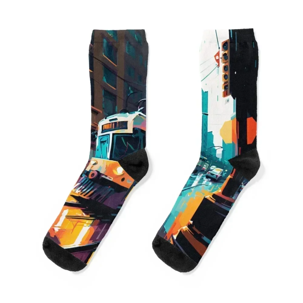 

Tram Socks designer sheer Stockings man loose Socks Woman Men's