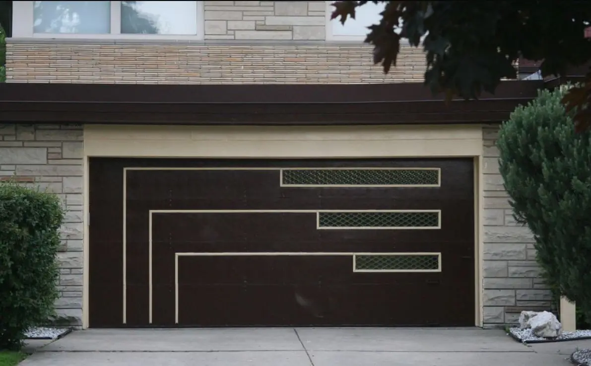 

Industrial Sectional Factory Direct Aluminum Frame Glass Garage Door with Safety Durable Anti-theft Garage Door for Home Garage