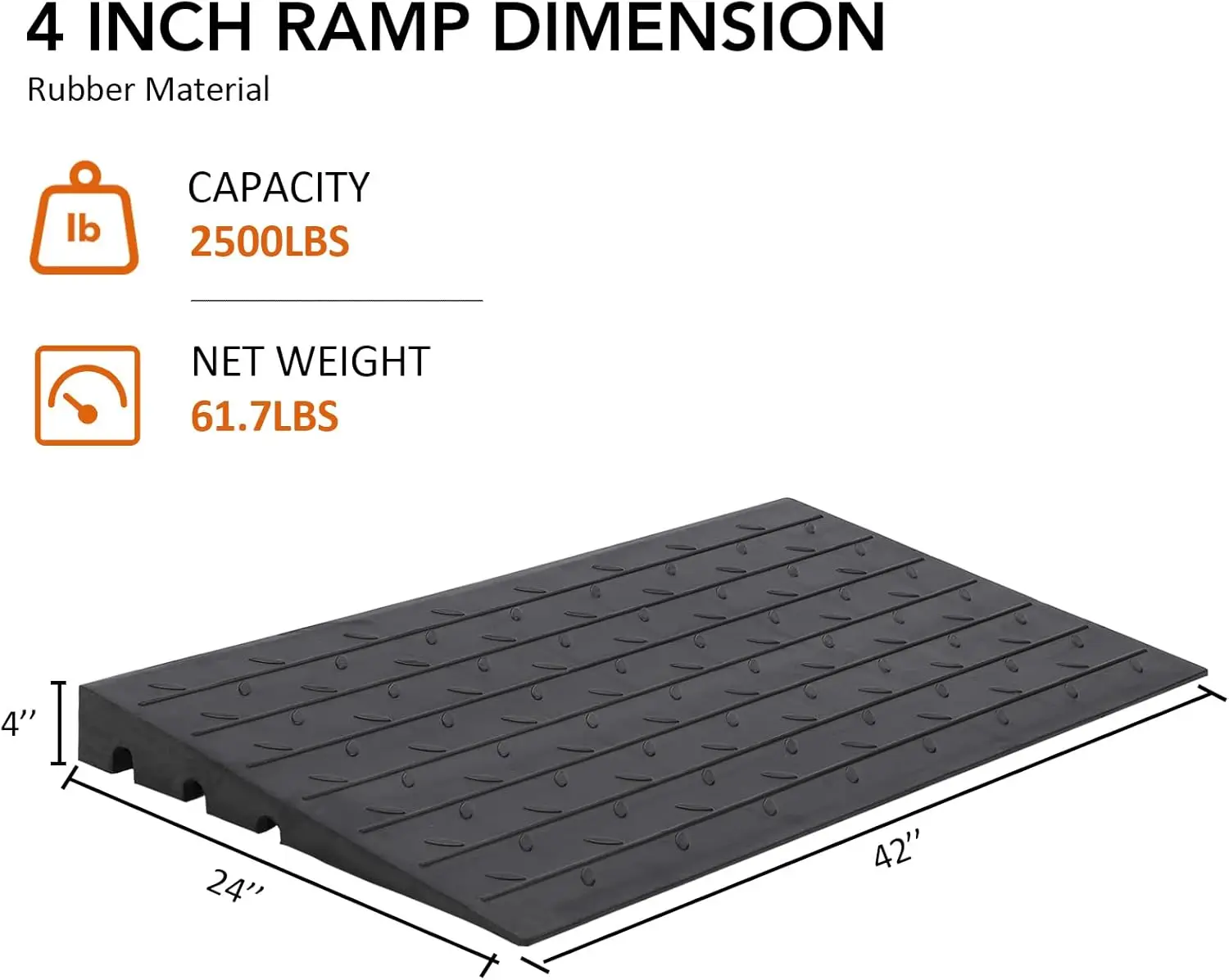 Rubber Threshold Ramp 4