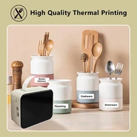 Marklife P15 Mini Portable Label Printer Smart Pocket Printer Thermal Adhesive Sticker Labeling Machine OT 3PK Label Paper NoInk 3