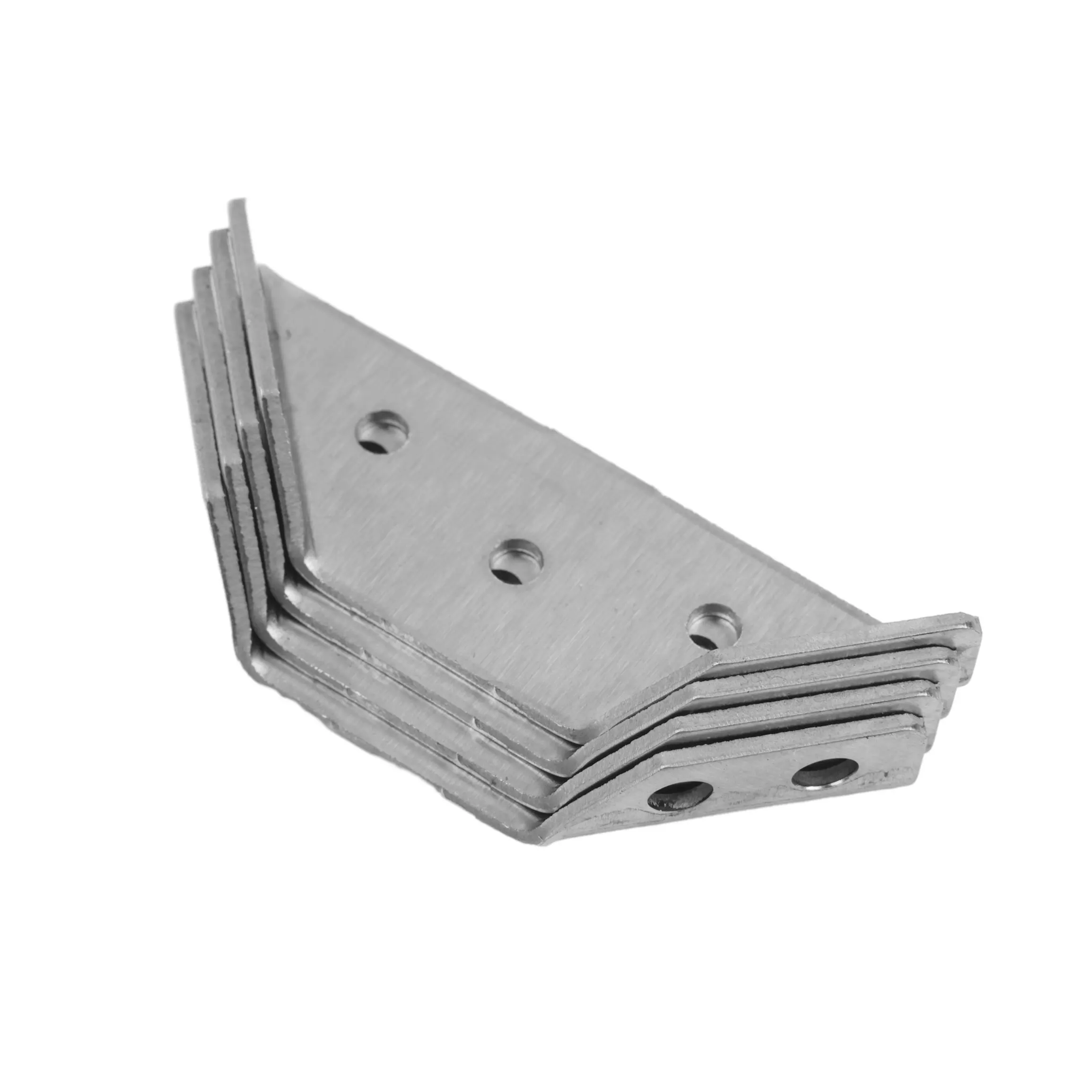 4pcs Corner Bracket Stainless Steel Angle Corner Bracket Protector Right Angle Corner Stand Support Rack Furniture Hardware Part