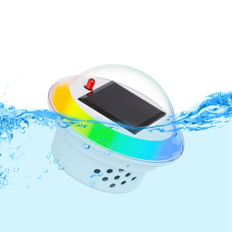 

Pool Chlorine Floater, Chlorine Tablet Floater With Colorful Solar Lights, Floating Chlorine Dispenser For Spa, Pool