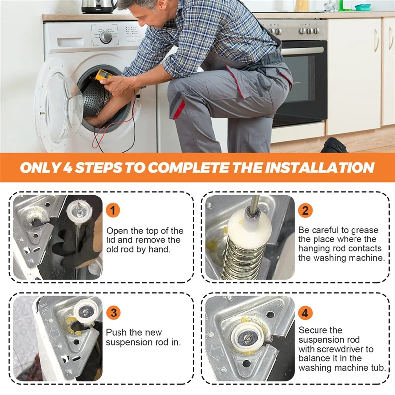 AD23-DC97-05280W Wa50r5400av/Us 세탁기 Wa45h7000aw/02, Wa54m8750av/A4 내구성을 위한 세탁기 걸이 막대