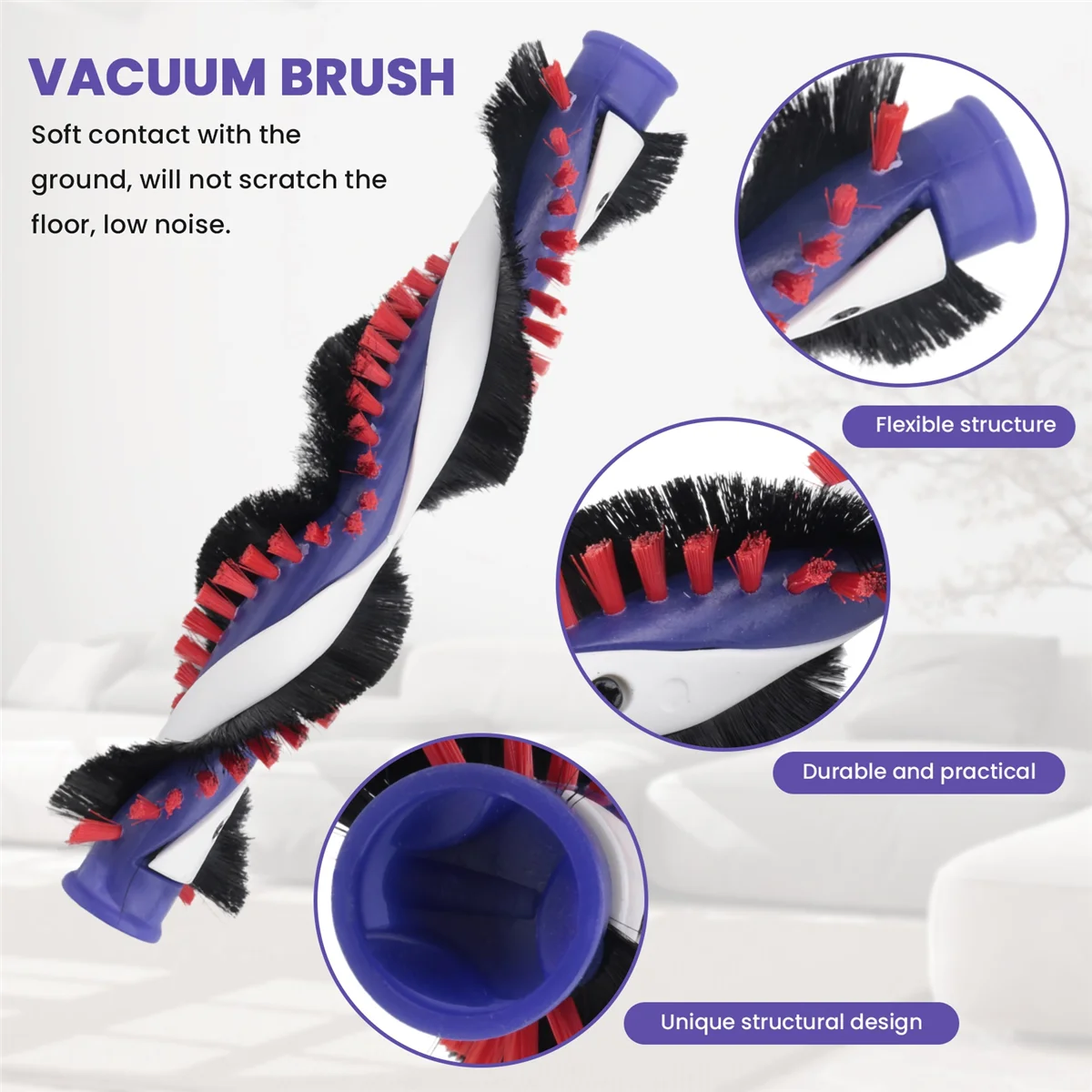 A62X หลักเปลี่ยนแปรงลูกกลิ้งสําหรับ Dyson DC35 DC44 DC45 DC43 ตรงเครื่องดูดฝุ่นพร้อมแปรงทําความสะอาด Part 920929 -01