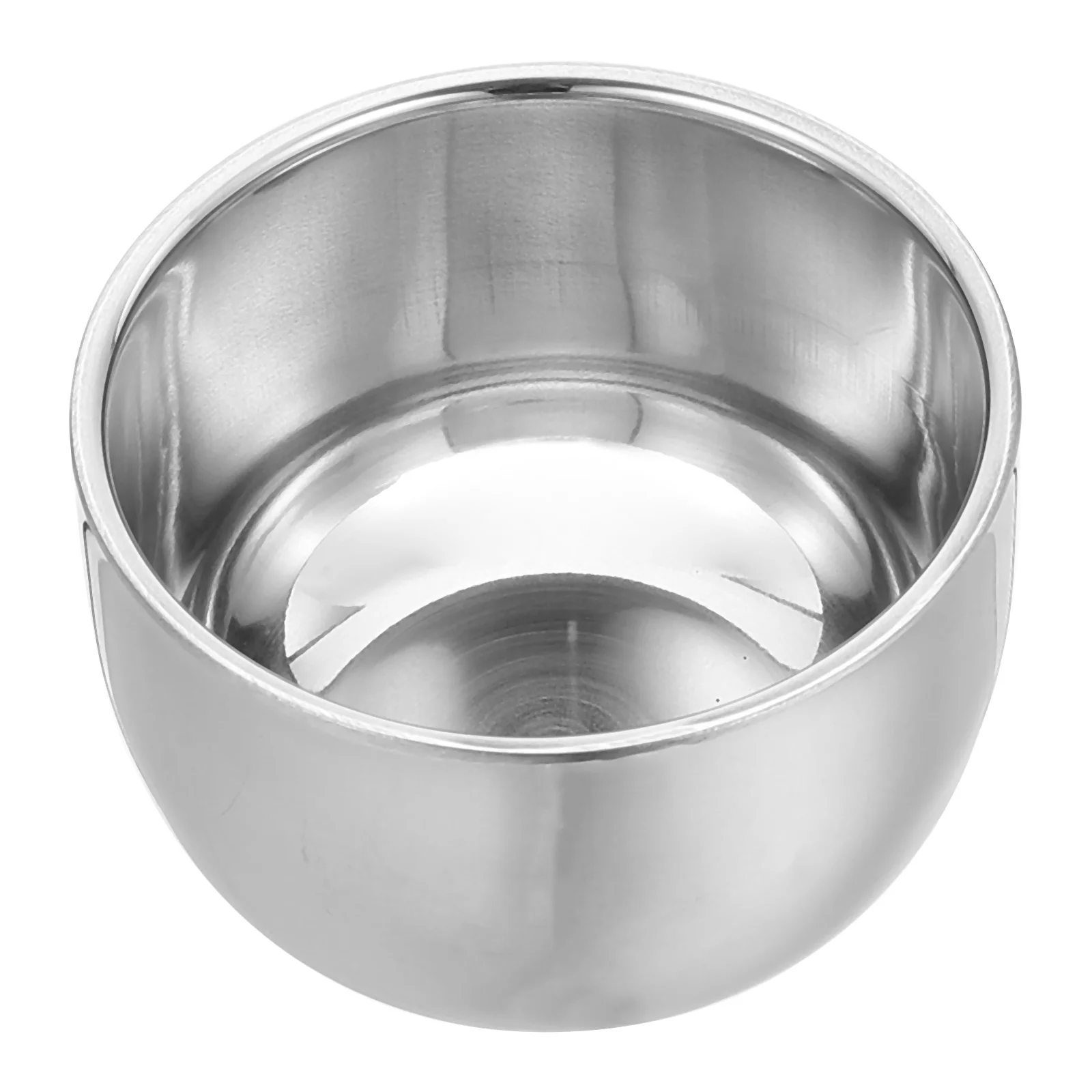 Stainless Steel Shaving Cup Heavy Duty Portable Bowl for Personal Care Gift Idea Household Shaving Bowl Men Supply