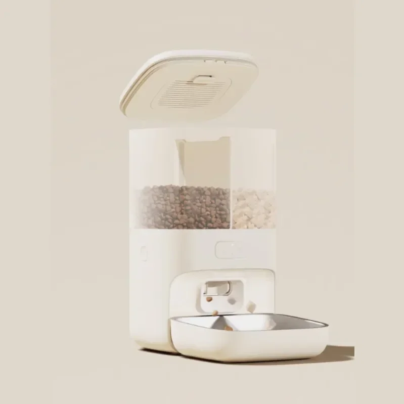 forWholesale Automatic Pet Feeder Large Capacity Dog Food Dispenser Wifi Phone App Remote Control Microchip Cat Bowl