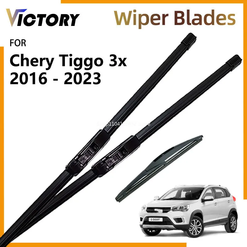 

Автомобильная передняя и задняя щетка стеклоочистителя для Chery Tiggo 2 3x 2016-2023 DR3, аксессуары, щетки из натурального каучука для лобового стекла, левый руль