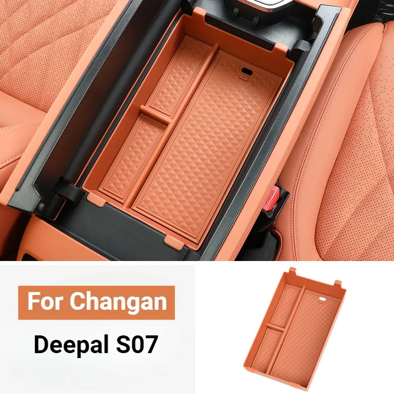 For Changan Deepal S07 Central Control Armrest Box Storage Box Deepal S07 Wireless Charging Pad