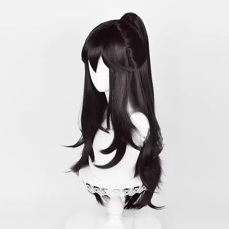 Azhi 小さなショップ奇妙な道教不滅の李 HuowangcosWig シリコーンリアルな頭皮トップ虎の口クリップおだんごヘアポニーテール