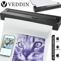 Impresora inalámbrica profesional, máquina de transferencia de tatuajes, transferencia de plantillas térmicas, Bluetooth, Mini impresoras portátiles de plantillas de tatuaje