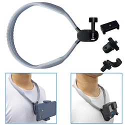 Silicone Phone Magnetic Neck Mount Quick Release Hold for GoPro Hero Iphone 15 14 13 12 SAMSUNG HUAWEI XIAOMI Phone Accessories