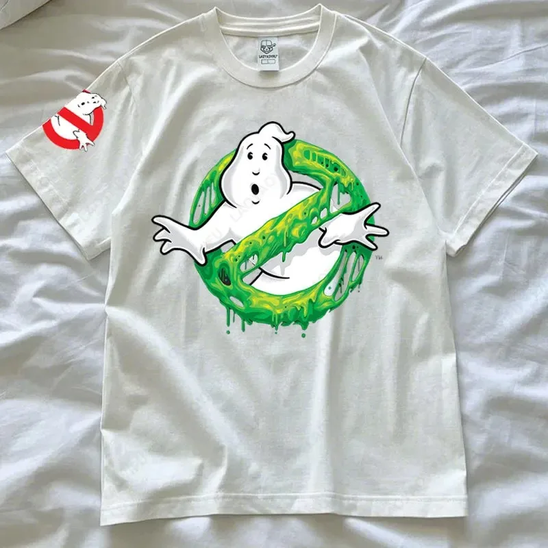 تي شيرت كلاسيكي من Ghostbusters Fun للرجال والنساء من القطن تي شيرت كلاسيكي برسومات كلاسيكية للفيلم Merch ملابس غير رسمية برقبة دائرية للجنسين
