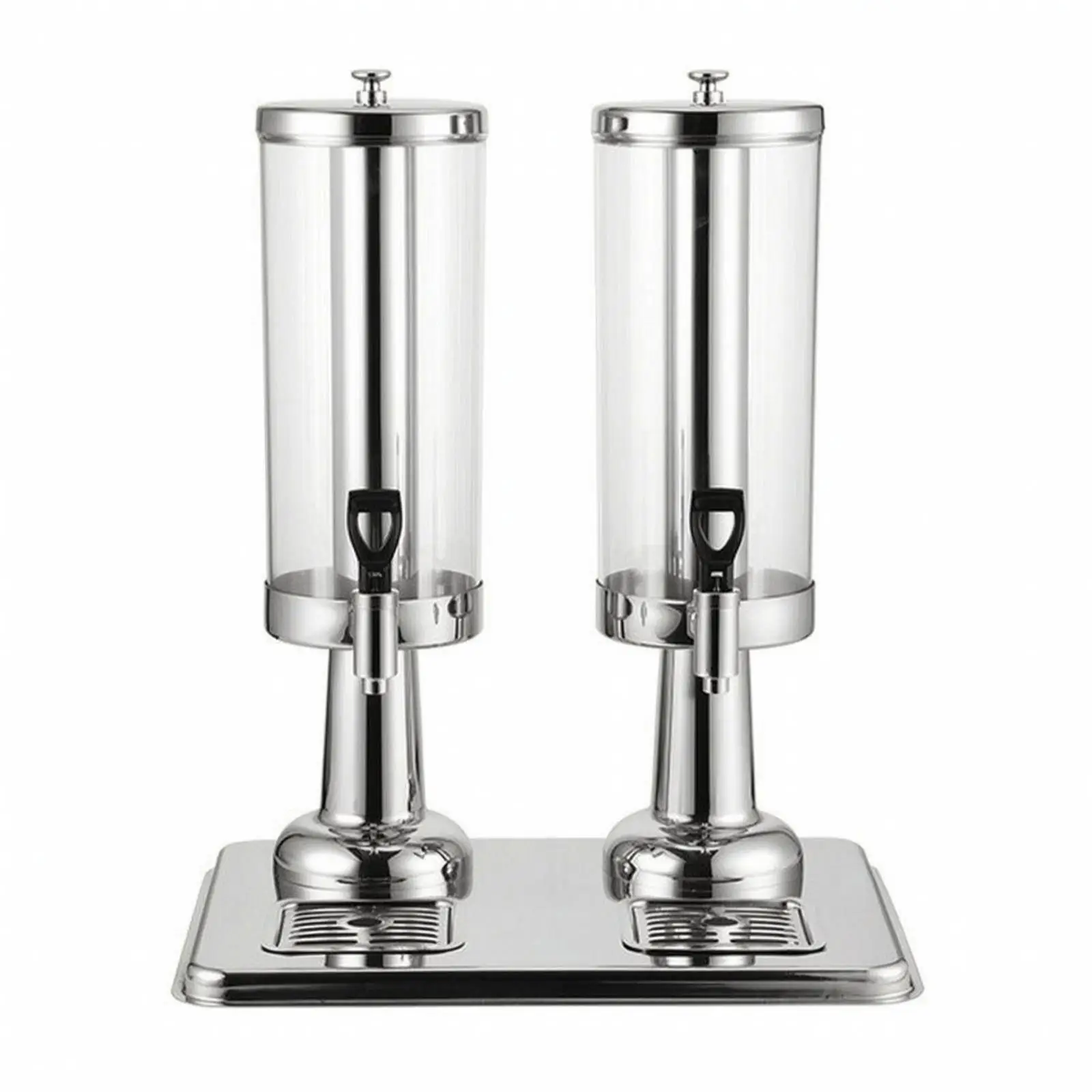 Commercial Grade Beverage Dispenser with Transparent Chamber for Party Events Bar Use Featuring Smooth Pouring Spigot and Drip
