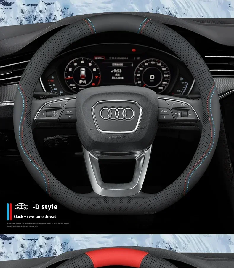 2026 MG Lenkradbezug aus Nappaleder, passend für MG4 EV, MG ZS, MG HS, MG3 Hybrid+, MG5 EV, MGS6 EV, Cyberster Autozubehör – Detail 22