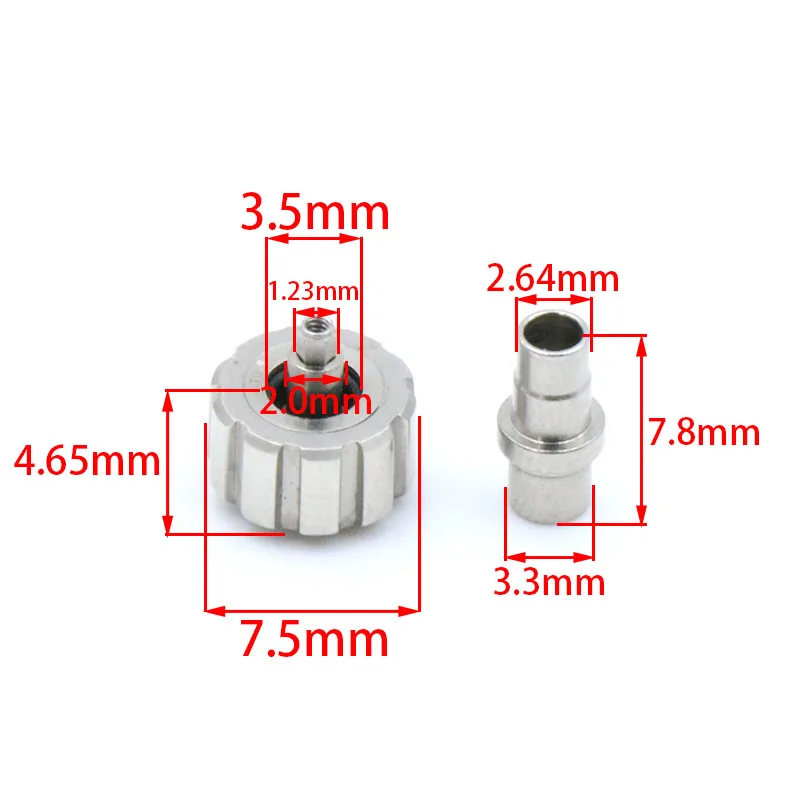 Imagem -05 - Acessórios Coroa para Omega Seamaster 600 Ver Head Tube