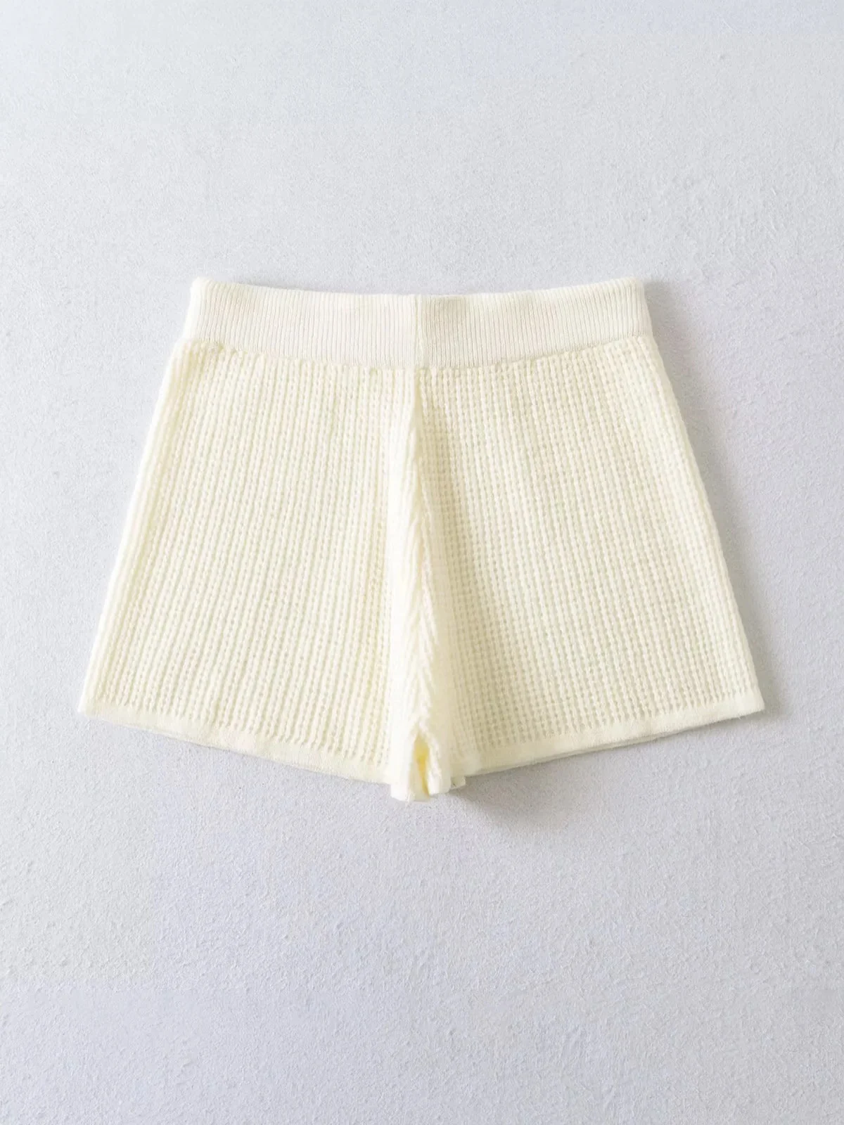 بنطال نسائي محبوك عالي الخصر من American Sle فضفاض مناسب بأرجل واسعة وبنطلون كاجوال للسيدات #2