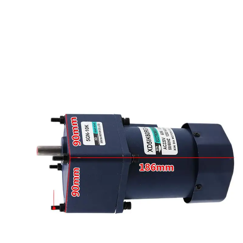 220 V Ac single-phase Ac Pony Up To 60 W Ac Gear Deceleration Motor Speed Slow Speed Motor