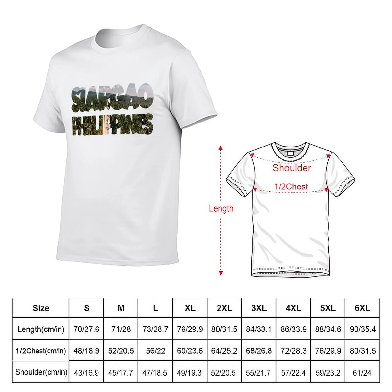 Asia Collections - Siargao Text T-Shirt designer shirts shirts graphic tees mens cotton t shirts