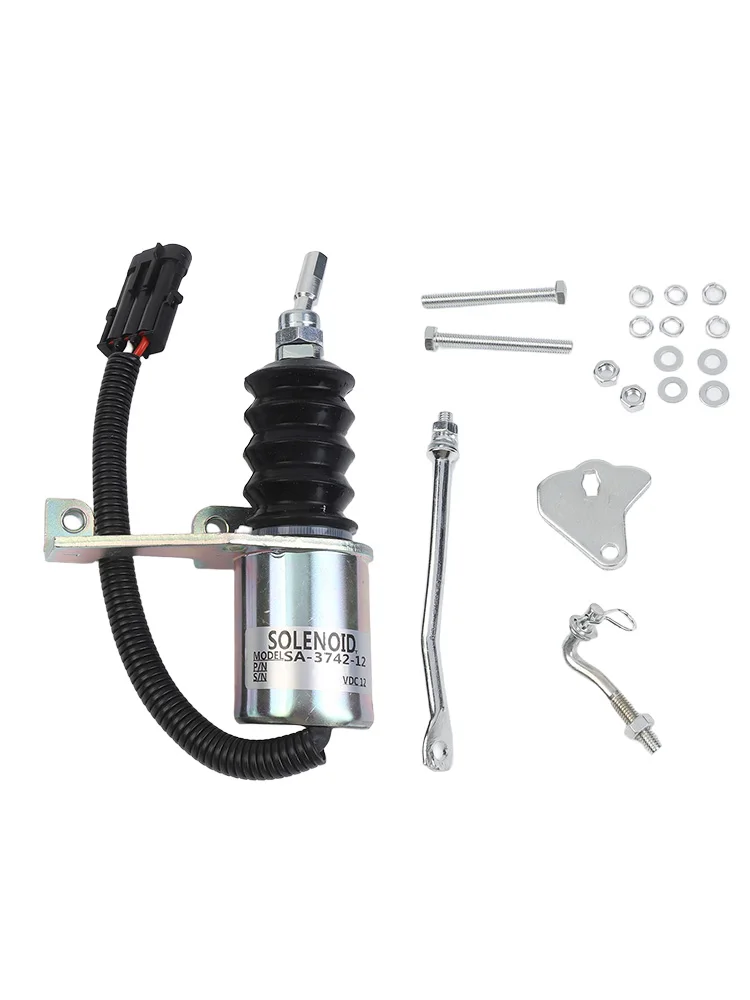 For Deutz RSV Fuel Shutoff Solenoid Valve 3932017 SA374212 Dual Voltage 12V 24V Compatible with Engine Systems