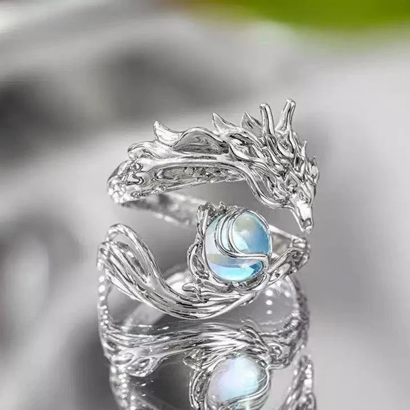Honkai Star Rail Dan Heng Imbibitor Lunae Cosplay Ring Unisex Verstellbarer Ring Schmuck Accessoire Ornament Requisite – Detail 3