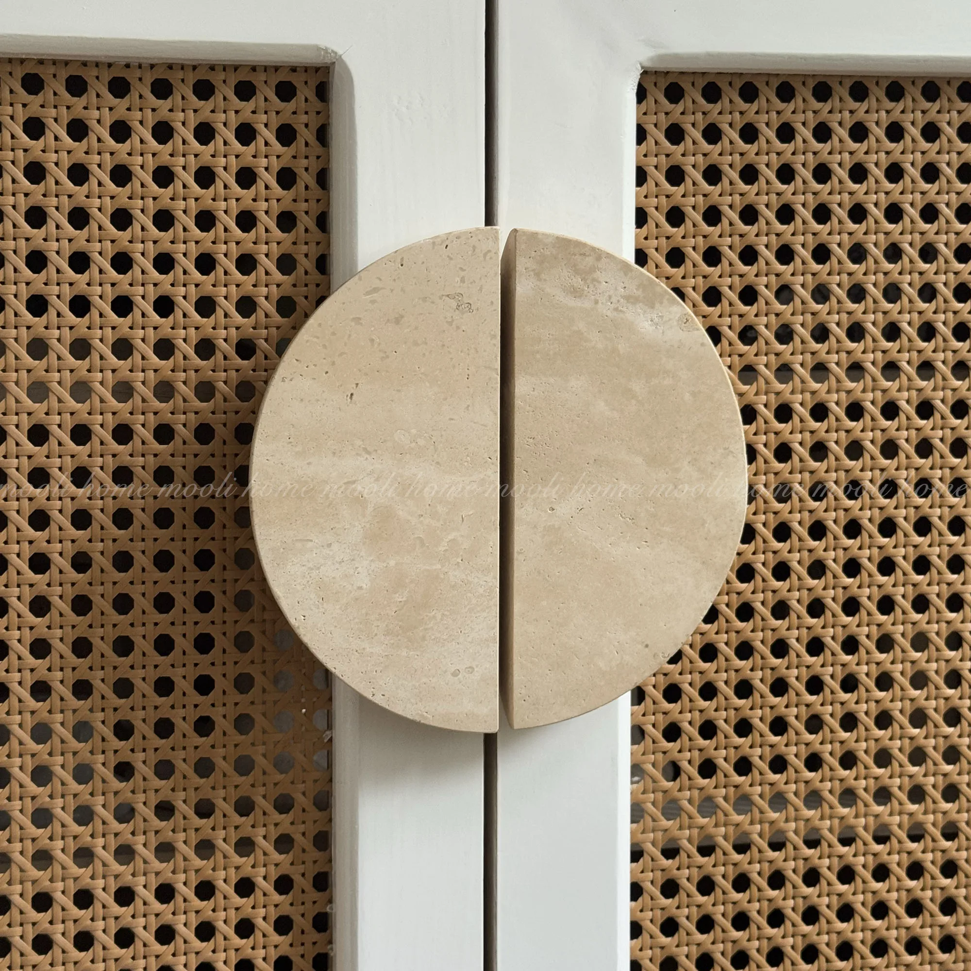 

Luxury Marble Cabinet Door Handle Wabi Sabi Style Vintage Stone Pull