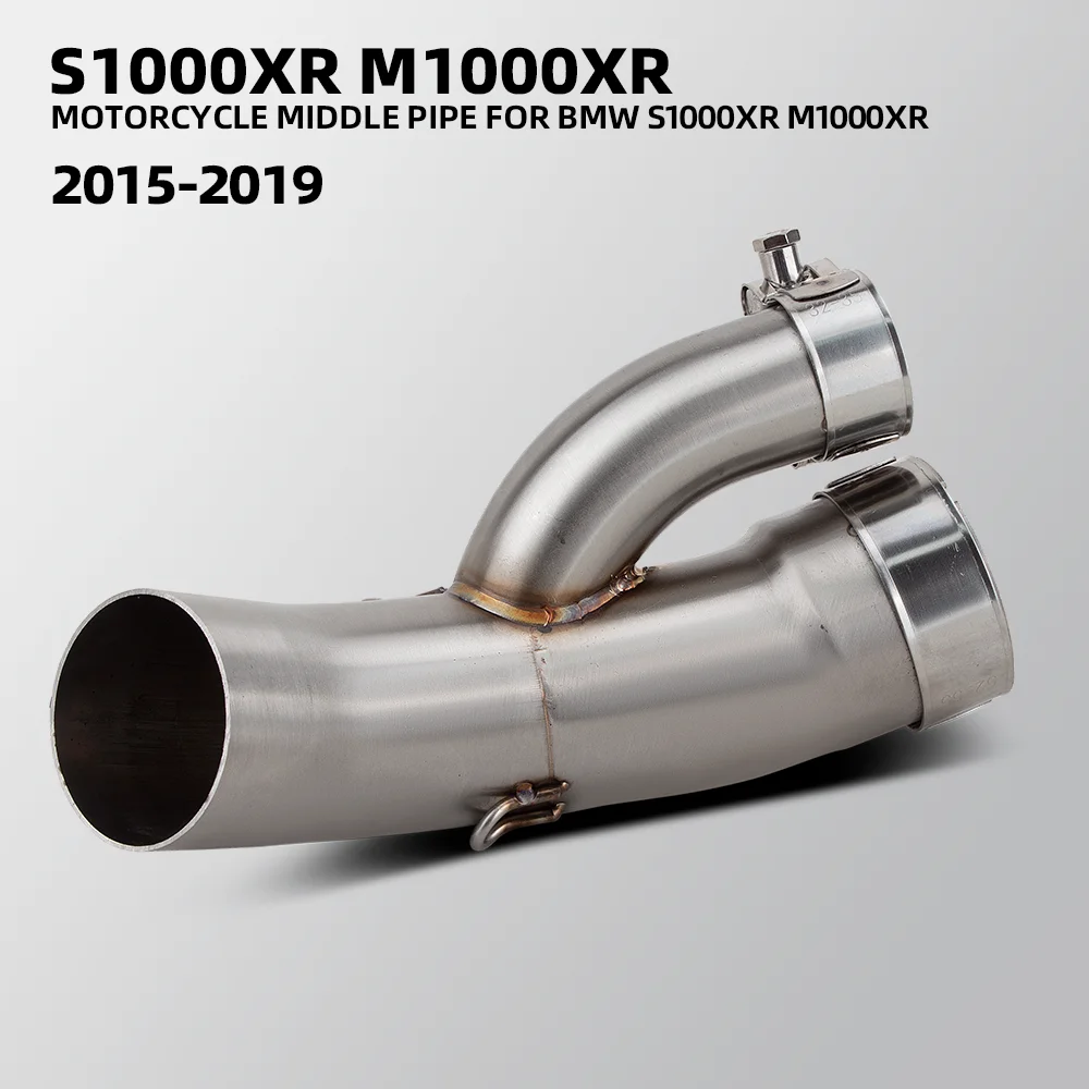S1000XR Exhaust Pipe For BMW M1000XR S1000/M1000 XR 2015-2019 Motorcycle Exhausts Kit 51MM Adapter Middle Link Tube
