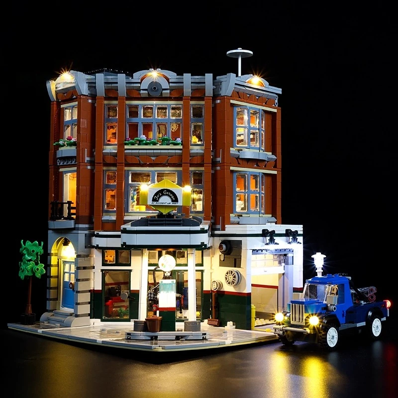 

Комплект светодиодного освещения без модели, подходящий для LEGO Corner Garage Creator Expert 10264 (не включает строительные блоки)