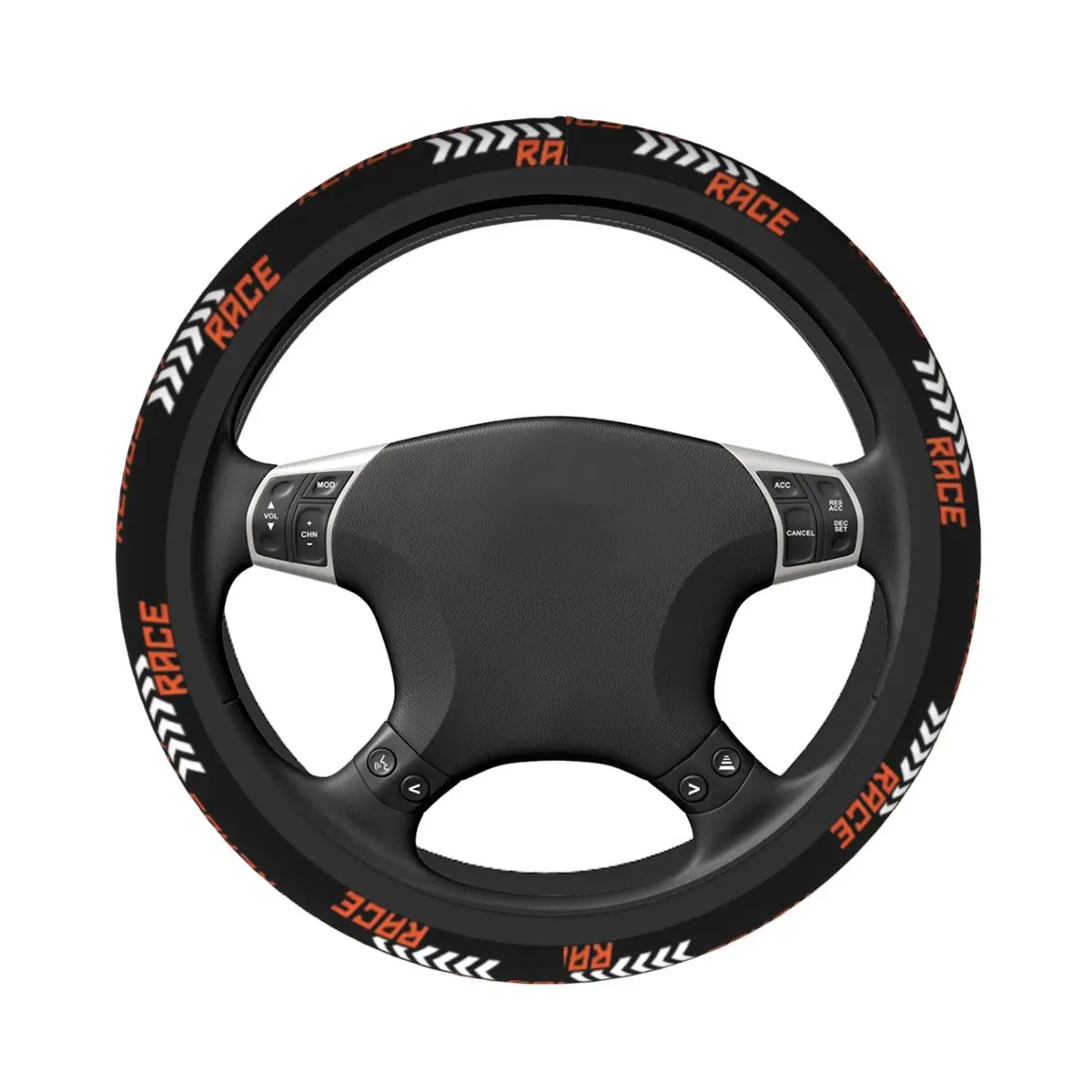 Ready To Race Universal Steering Wheel Cover Fit for SUV Anti-Slip Car Steering Wheel Protector 15 Inch 37-38cm Auto Accessories view 2
