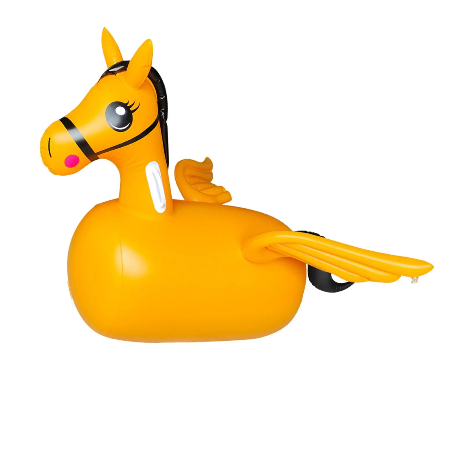 Jouet gonflable de cheval gonflable pour enfant, jouet de saut d'équitation pour les vacances en plein air sur pelouse