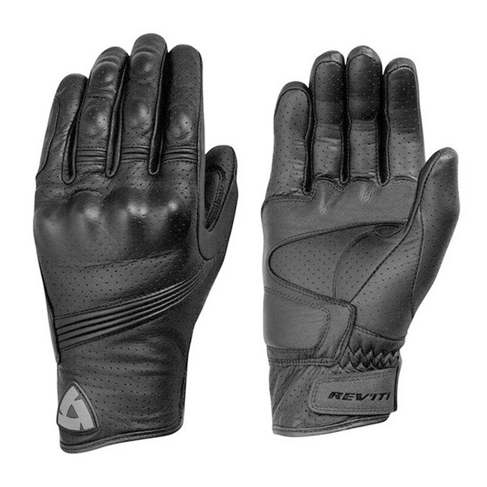 REVIT Fly Motorcycle Touch Screen Gloves MX Cycling Riding Racing Genuine Leather Summer Breathable