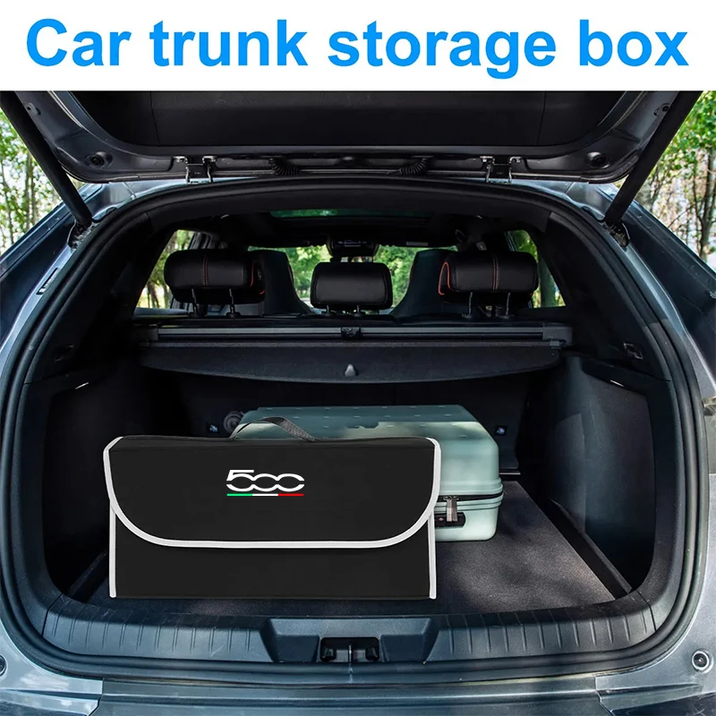 Car Organizer Anti Slip Compartment Boot Storage Tool Car Storage Bag For Fiat 500 Punto Uno Scudo Ducato Palio Car Accessories