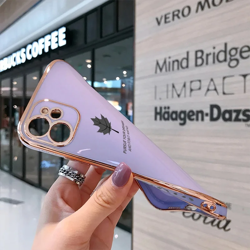 ل Oneplus Nord 5 CE 5 5G حافظة فاخرة مابل ليف تصفيح غطاء ل Oneplus Nord CE 5 5G للصدمات لينة حافظات من البولي يوريثان #3