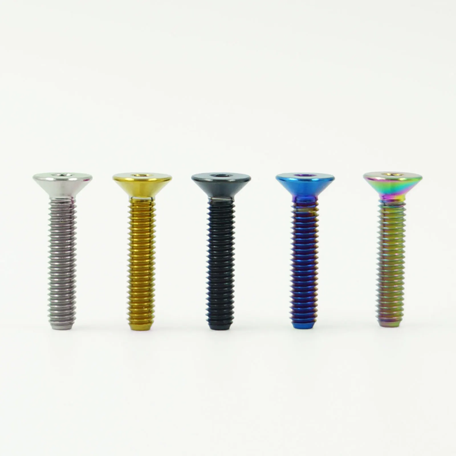 Titanium Bolt M4 M5 M6 Countersunk Screw for Car Scooter Skateboard - Hardware Accessory